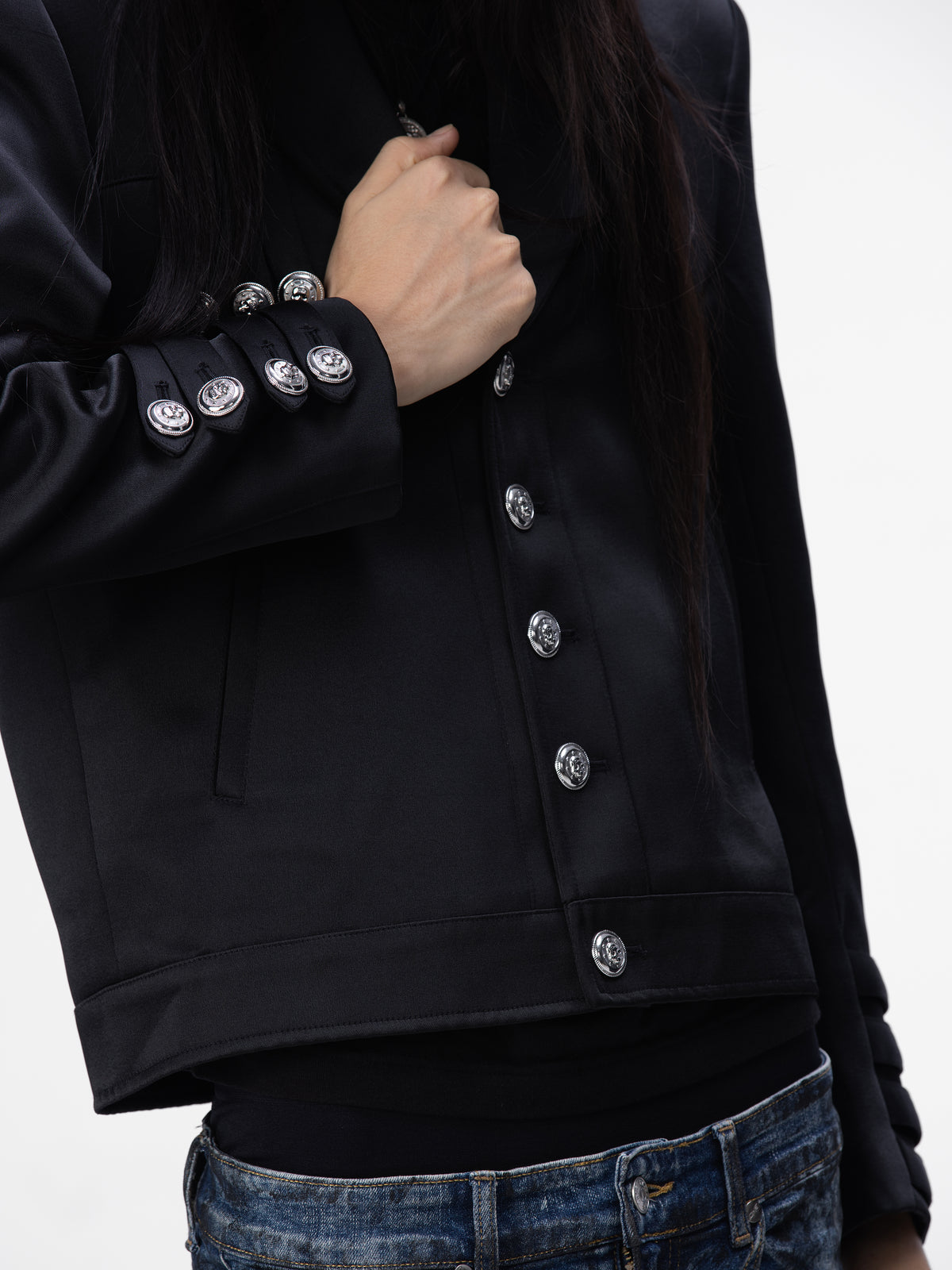Cavalier Epaulet Jacket (Black)