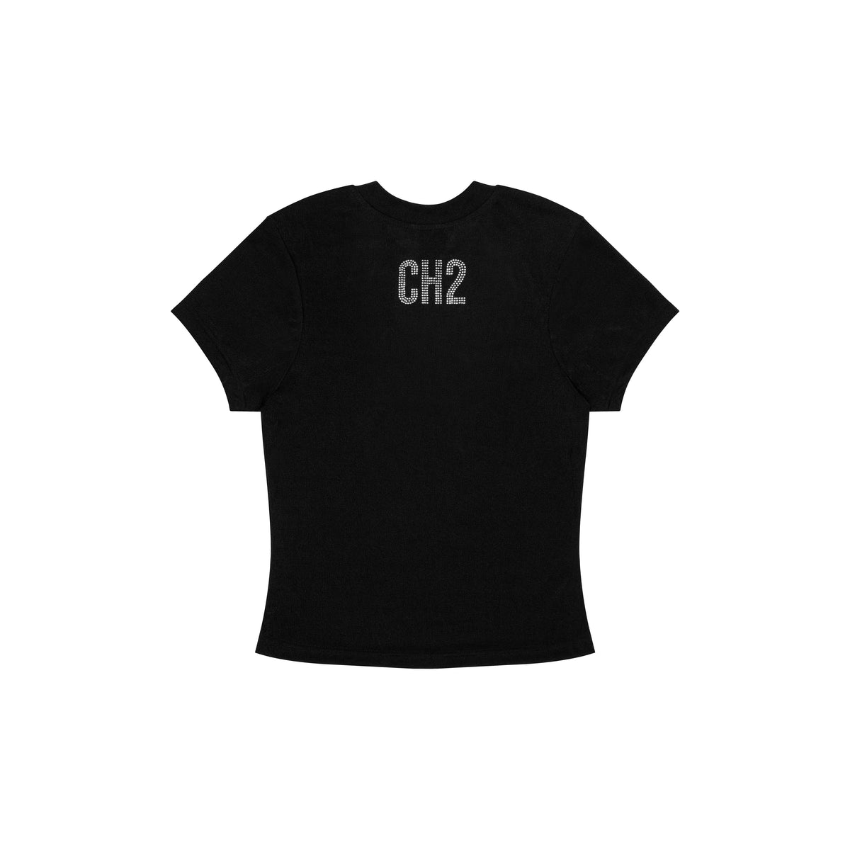 </2 SKULL RHINESTONES TSHIRT