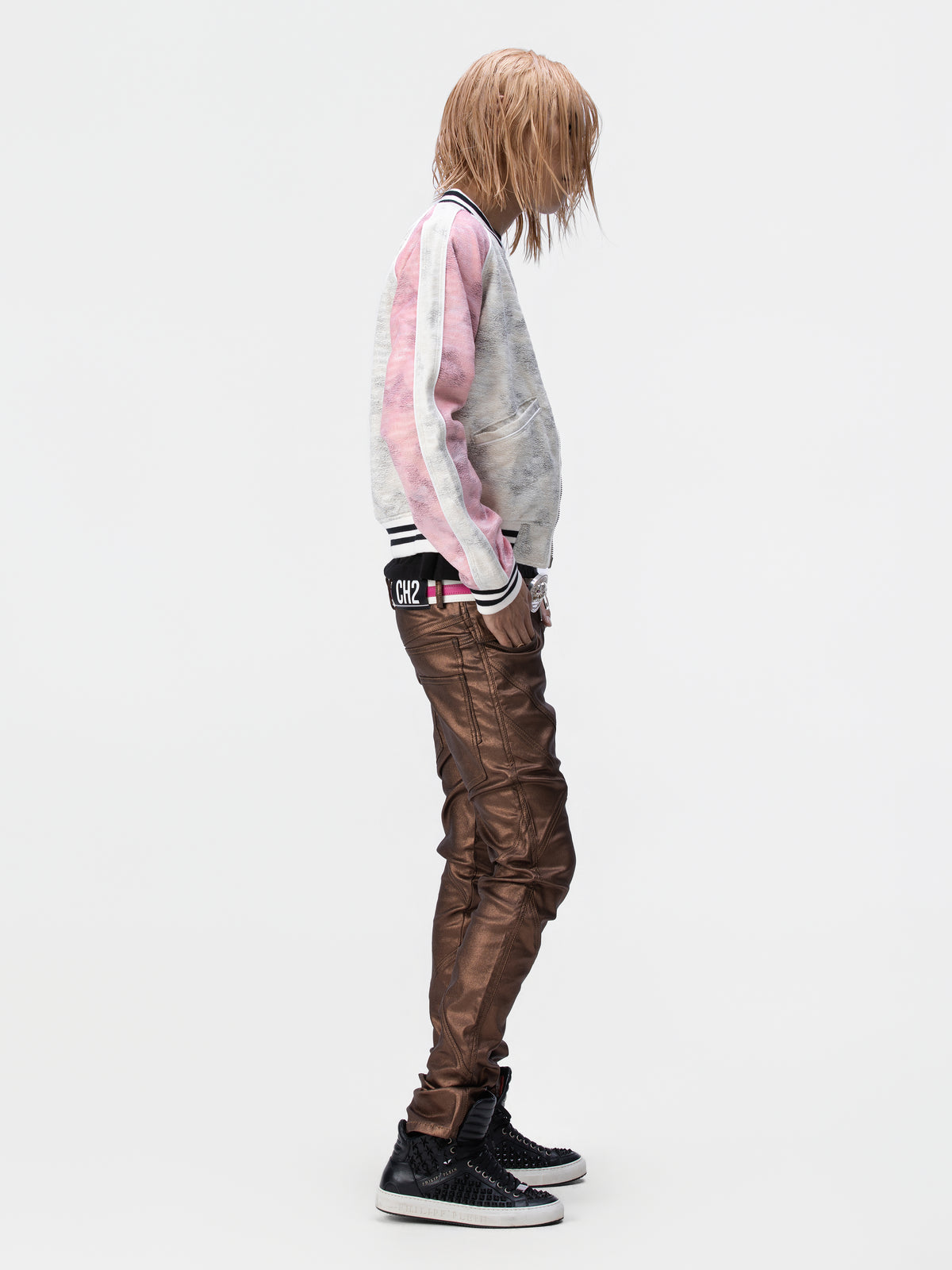 BOYPHO Gloss Skinny Pants (Brown)