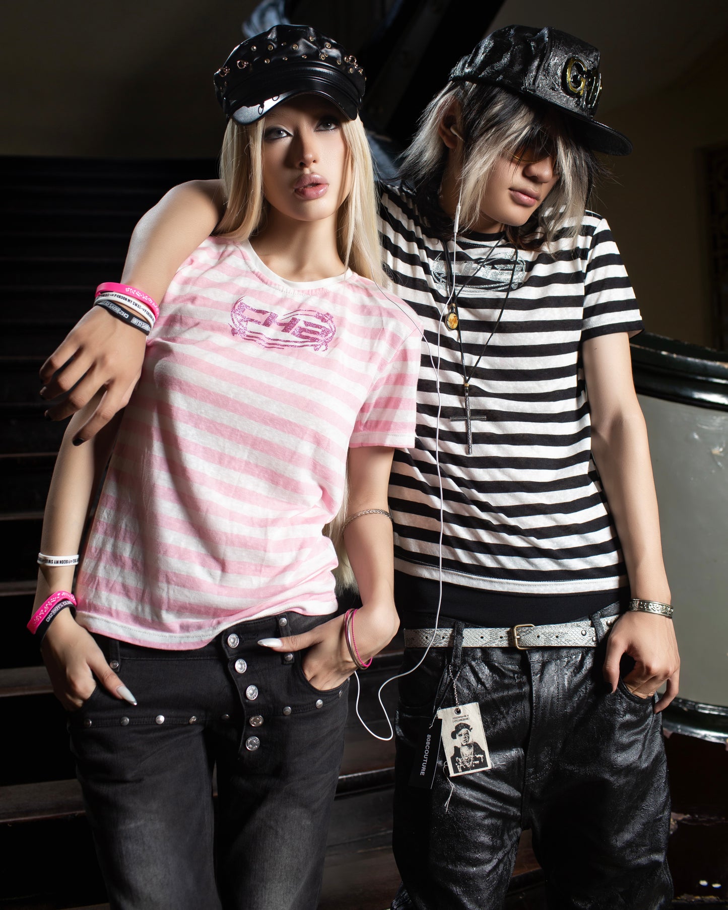 </2 MUSIC STRIPED TSHIRT